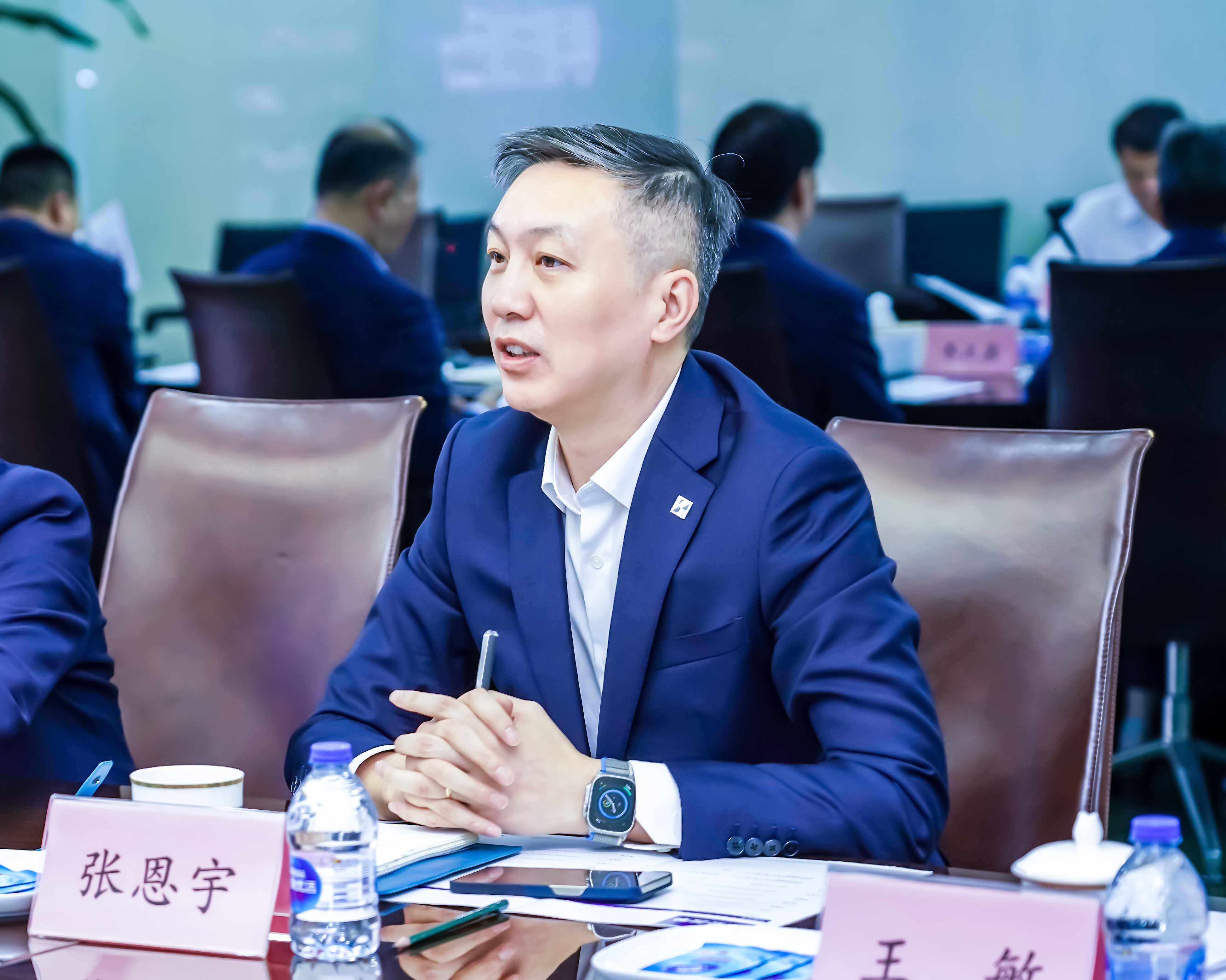 中國石化領導劉會友、張建闊一行蒞臨神開參觀考察(圖8) 中國石化領導劉會友、張建闊一行蒞臨神開參觀考察(圖8)